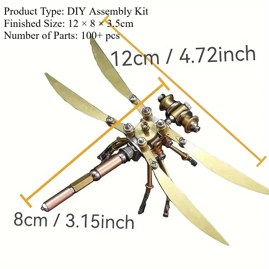 Steampunk Metal Insect Model Kit