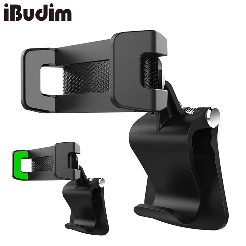 Airplane phone holder in black and green