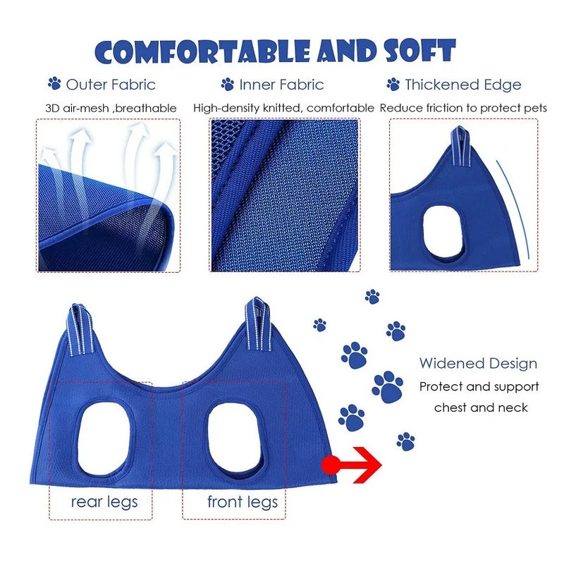 Soft, breathable grooming hammock fabric