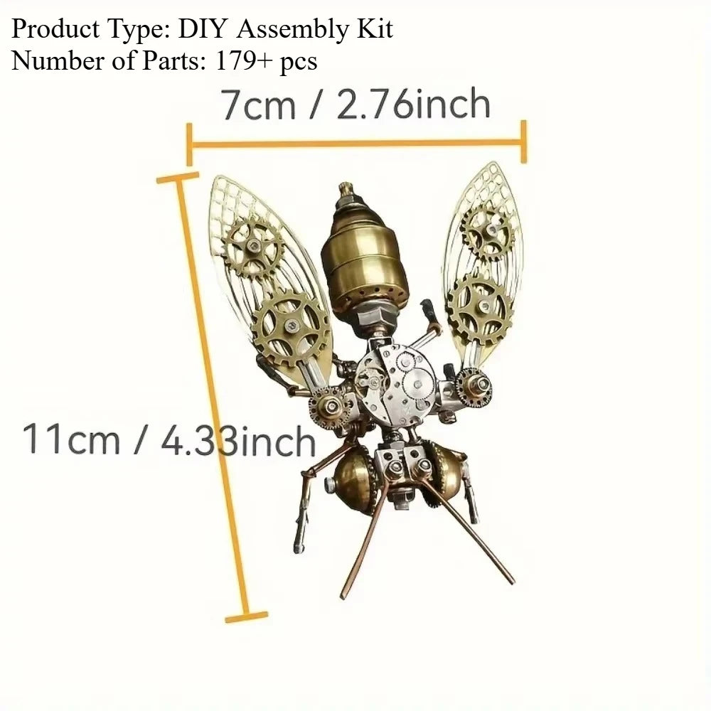 Metal insect model size guide