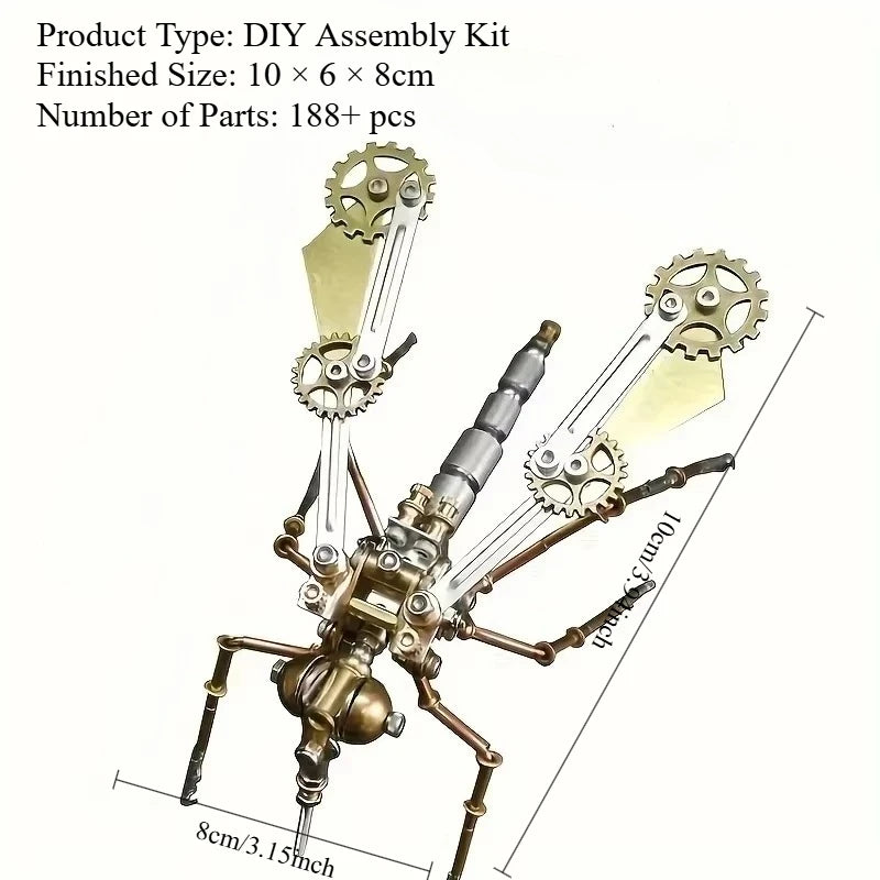 Steampunk Metal Insect Model Kit
