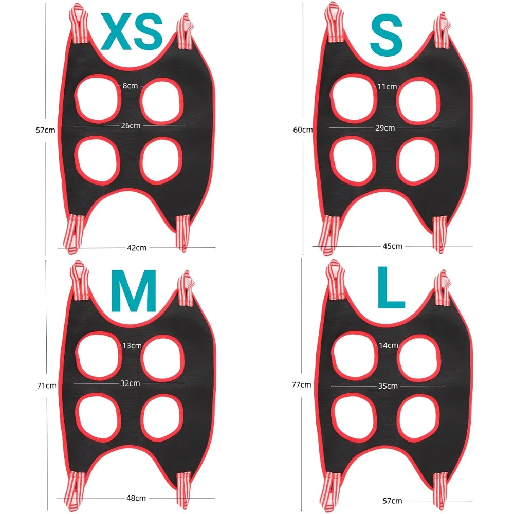 Grooming hammock size guide
